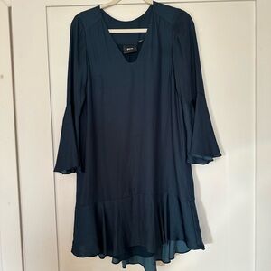 Anthropologie Maeve Navy Blue Dress
